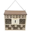 Dehner Natura Premium Insektenhotel Andrena, Insektenhaus / Nistkasten für Bienen/Schmetterlinge/Käfer, ca. 29.5 x 9.5 x 28.5 cm, Kiefern-, Tanne...