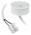 McShine - LED Modul Strahler | 7W, 470 lm, ØxH 50x23mm, warmweiß, 3000K | Leuchtmittel für geringe Deckenhöhen