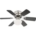 Globo 0307 Deckenleuchte mit Ventilator Ugo 1x60W | E27 - Zugschalter