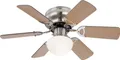 Globo UGO 230V 60W 76cm Deckenventilator mit Beleuchtung und Zugschalter -...