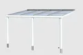 Skanholz Terrassendach Monza, BxT: 434x257 cm, Bedachung Verbund-Sicherheits-Glas, Aluminium