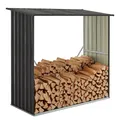 Kaminholzregal Holzunterstand Brennholzregal außen Kaminholz Unterstand Juskys®