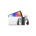 Nintendo Switch - Konsole OLED - Weiß - mit Dock und allen Kabeln