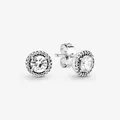 PANDORA Ohrstecker 925 Sterlingsilber Strahlenkranz weiße Steine Paar 296272CZ