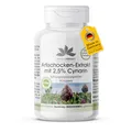 Artischocken Extrakt Kapseln - 90 Kapseln - hochdosiert - 1050mg Artischocken-Extrakt pro Tagesdosis - vegan - 2,5% Cynarin | HERBADIREKT by Warnke Vitalstoffe - Deutsche Apothekenqualität