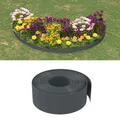 Rasenkante Grau 10 m 20 cm Polyethylen