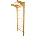 CCLIFE Sprossenwand Kletterwand mit Variabler Höhe Klimmzugstange Kinder Indoor Erwachsene