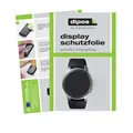 dipos I 2X Schutzfolie matt kompatibel mit Samsung Galaxy Watch 46mm Folie Displayschutzfolie