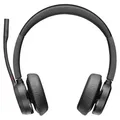 Poly Voyager 4320 - Voyager 4300 series - Headset - On-Ear - Bluetooth - kabellos, kabelgebunden - USB-C - Schwarz - Zoom Certified,  für Microsof... - Schwarz