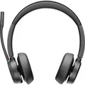 HP Poly Voyager 4320 UC Stereo On Ear Headset Bluetooth Stereo Schwarz Noise Cancelling Lautstärkeregelung Computer