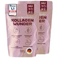 Nutori Kollagen Wunder - Kollagen Pulver 300 g - Geschmacksneutral - Typ I & III - Hydrolysat Peptide - Weidehaltung - Made in Germany - 2 Stück