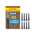 Oral-B iO Black Ultimative Reinigung Aufsteckbürsten, 8 Stück