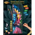Schipper Malen nach Zahlen Meisterklasse Triptychon - Buddha, Made in Germany bunt