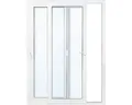 Schiebetür Kunststoff weiß 2500x2000 mm