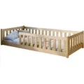 Kids Collective Bodenbett, Natur, Holz, 80x180 cm, Kinder- & Jugendzimmer, Kindermöbel, Kinderbetten, Kindereinzelbetten