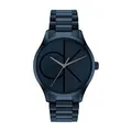 Calvin Klein Analog Quarzuhr Für Männer und Frauen Kollektion Iconic mit Blaues Edelstahlarmband - 25200166