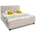 Ergodream Polsterbett Lund 180 x 200 cm Stoff Beige