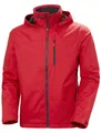 Helly Hansen Men's Crew Hooded Jacket 2.0, Red, L