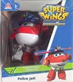 Super Wings Police Jett 5' Transforming Character Easy Transformation Preschool