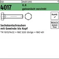 200er PACK(Stk) BUFAB 004017081000060080 Sechskantschraube ISO 4017 VG M 6 x 80