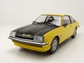 Opel Manta B GT/E 1975 gelb schwarz Modellauto 1:18 MCG