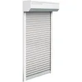 Schellenberg Sb-vorbau-rollladen 110 X 130 Cm, 45° Kasten Weiß Profile Grau Vorbaurolladen