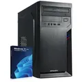 HYPER BYTE® Office PC – Computer mit AMD Athlon Pro mit 3,4 GHz | 8 GB RAM DDR4 | 240 GB SSD | Win 11 Pro | WLAN | USB 3.0 | High End Office Tow...
