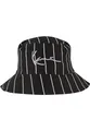 Karl Kani Accessoires KA-HW021-001-02 Signature Pinstripe Bucket Hat Black/White, one Size