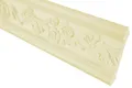 Hexim Stuckleiste C739 flexi, 2 Meter / 1 Leiste, Stuckleisten Decke Barock Stil, PU Hartschaum & Flexibel - 2m Deckenleisten gemustert Deckenstuck zum kleben (2 Meter)