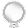 Kleine Wolke Kosmetikspiegel Flexi-Light Kunststoff Weiß