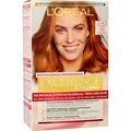 L'Oreal Paris Excellence Creme Haarfarbe 7.43 Mittelblond Kupfer-Gold, 172 ml