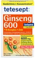 Tetesept Ginseng 600 Intens + B-Komplex + Zink Tabletten, 30 St. Tabletten