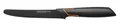 Fiskars Tomatenmesser, Modernes Design, Gezahnte Klinge, Gesamtlänge: 25 cm, Qualitätsstahl/Kunststoff, Edge, 1003092, Schwarz