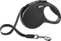 Flexi Hundeleine New Classic XS schwarz, Gurt  Automatikleine