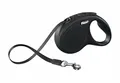 Leine Einwickler Flexi Neu Classic Gurt Schwarz XS 3M (41191218)
