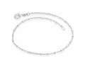 Materia Armkette Damen Silber Würfelkette filigran 17-22cm SA-119, 925 Sterling Silber