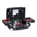 Kosmetikkoffer Schminkbox Make-Up Tasche Nagel-Organizer abschließbar groß