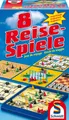 Schmidt Spiele 49102 8 Reise-Spiele magnetisch, 1 bis 4 Spieler, ab 6 Jahre