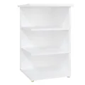 Beistellregal Weiß 35x35x55 Cm Spanplatte