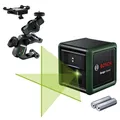 BOSCH HOME & GARDEN Kreuzlinienlaser "Quigo", schwarz/grün - gruen