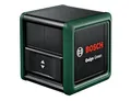Bosch Kreuzlinienlaser Quigo Green mit Universalklemme MM 2 (grüner Laser für bessere Sichtbarkeit, Gehäuse aus recyceltem Kunststoff, im Karton)