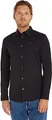 Tommy Jeans Herren Tjm Original Stretch Shirt Dm0dm04405 Langarmhemden Gewebte Oberteile, Black (Tommy Black), L EU