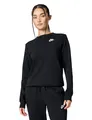 Nike Damen Club Crew Sweatshirt, Black/White, L EU