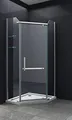 Fünfeck-Duschkabine PANDORA 90 x 90 x 195 cm ohne Duschtasse/Dusche Duschwand