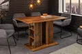 riess-ambiente Esstisch MODENA 110cm natur · Tisch mit Stauraum im Säulenfuß und Bodenplatte (Einzelartikel), Esszimmer · Altholz-Optik · 6 Personen · Küche · Industrial · Modern