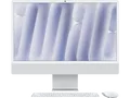 APPLE iMac (2024), MWUC3D/A, All-in-One PC mit 23.5 Zoll Display, Apple M4 Chip, 16 GB RAM, 8-Core GPU, 256 SSD, Silber