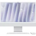 Apple iMac 24 Retina 4.5K (M4, 2024) 61 cm (24 Zoll) Silber 16 GB RAM 256 GB SSD 8-Core CPU M4 (8-Core GPU) MWUC3D/A