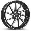 DOTZ Spa dark Alufelgen Satz Black polished 8x18 ET48 LK5 114 18 Zoll Felgen Al