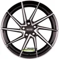 4x Dotz Spa black polished 8x18 ET48 - LK5/114.3 ML71.6 Felge Alu