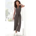 LASCANA Overall (mit Bindegürtel) und Taschen, sommerlicher Jumpsuit, casual-chic grün 38